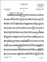 Trio op. 120 - Parties - FAURÉ - Partition - Trios